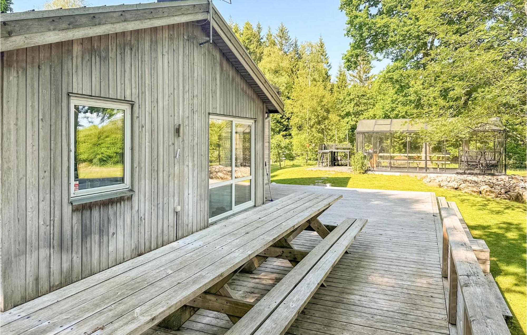 Awesome Home In Aetran With Lake View Exterior photo